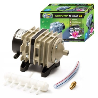Aqua Nova N-ACO 35 – pompa tłokowa 35 L/min, bezolejowa, aluminiowa obudowa