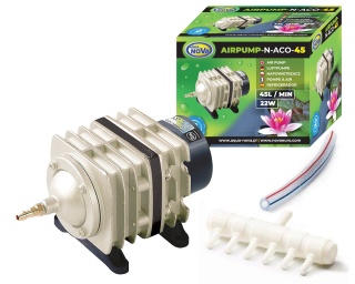 AQUA NOVA N-ACO-45 pompa tłokowa 2700 l/h – napowietrzacz stawów i akwariów