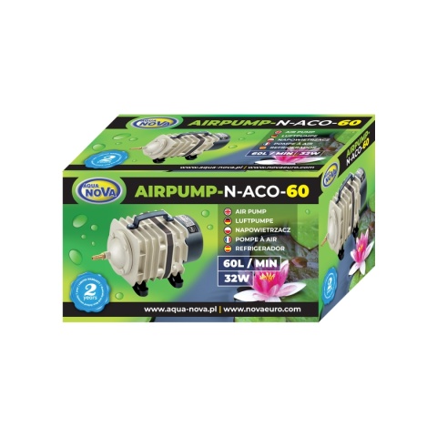 AQUA NOVA N-ACO 60 – pompa tłokowa 60 l/min do oczek i stawów 3600l/h