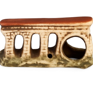 AQUA NOVA Ruiny Małe 11x6x4,5 cm – ceramiczna dekoracja akwariowa