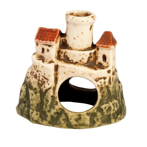 AQUA NOVA Ruiny Zamku 9,5x9x6 cm – ceramiczna dekoracja do akwarium
