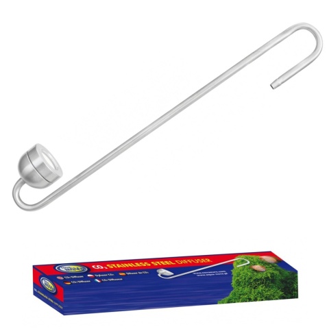 AQUA NOVA dyfuzor CO2 stal nierdzewna 30 mm – do akwarium roślinnego