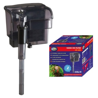 AQUA NOVA NF-450 filtr kaskadowy 250 l/h – do akwarium 50–90 l