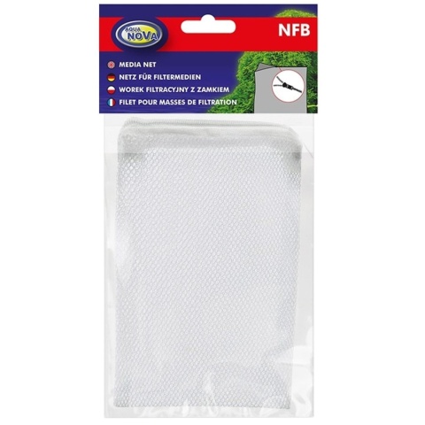 AQUA NOVA siatka na wkłady filtracyjne 10×15 cm – z zamkiem błyskawicznym
