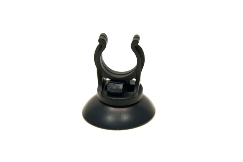 AQUAEL czarna przyssawka 24 mm z uchwytem do rurek 10–12 mm