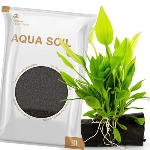 Chihiros Aqua Soil 3 l – podłoże roślinne, żyzne i odporne na rozpad