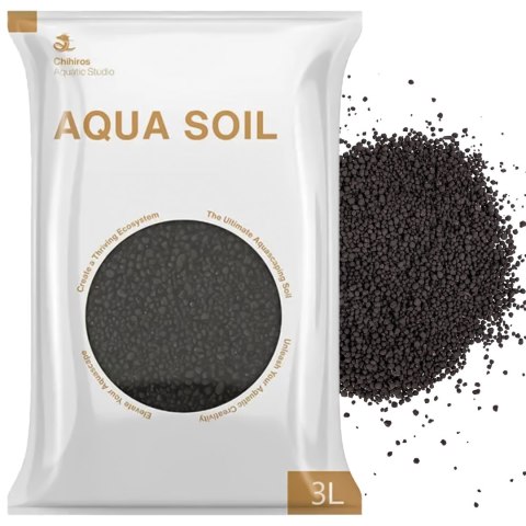 Chihiros Aqua Soil 3 l – podłoże roślinne, żyzne i odporne na rozpad