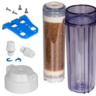 Filtr demineralizujący RO 10" PUROLITE MB400 - zestaw