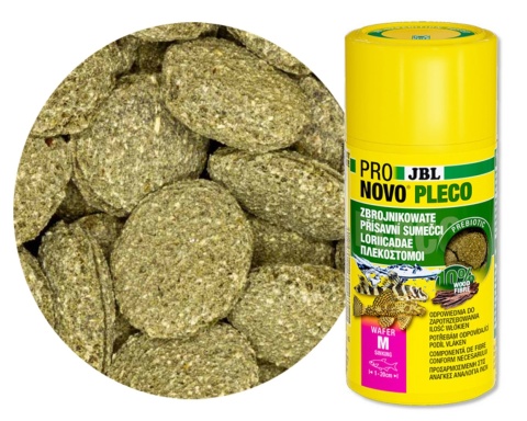 JBL PRONOVO PLECO WAFER M 100ml/53g – pokarm z drewnem dla glonojadów