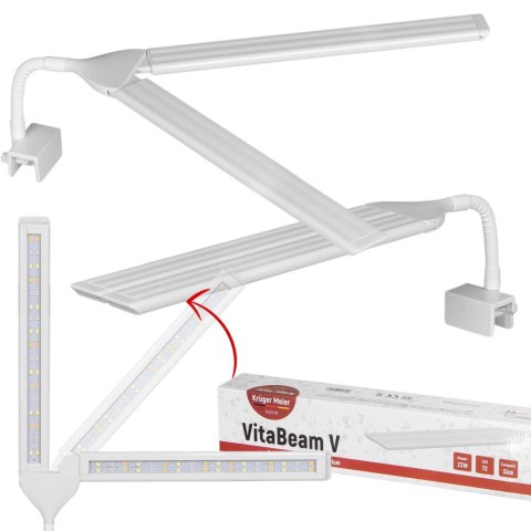 Kruger Meier VitaBeam V - lampa LED 23W do akwarium 80l - 120l