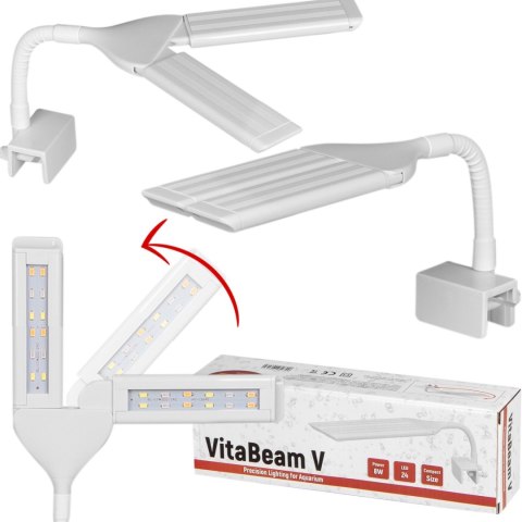 Kruger Meier VitaBeam V - lampa LED 8W do akwarium 10l - 40l
