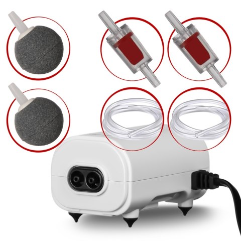 Kruger Meier Windboe Kit Duo – napowietrzacz akwariowy 420 l/h (50–120 l)