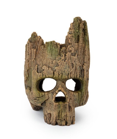 Happet R195 – ozdoba terrarium i akwarium czaszka drewno 12x9x14 cm