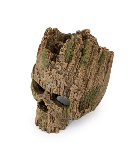 Happet R195 – ozdoba terrarium i akwarium czaszka drewno 12x9x14 cm