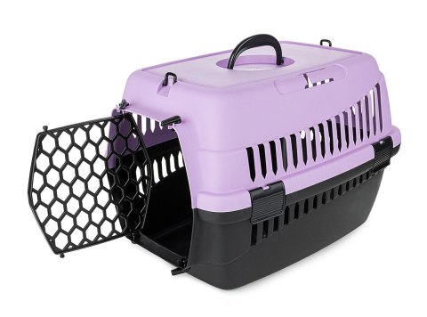 Transporter Abba S fioletowy – wygodny transporter dla kota i małego psa