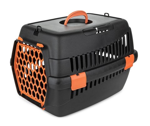 Transporter Teddy S pomarańczowy – praktyczny transporter dla kota i psa