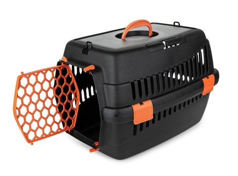 Transporter Teddy S pomarańczowy – praktyczny transporter dla kota i psa