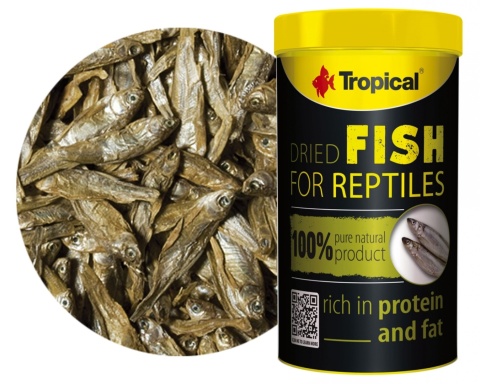 Tropical Dried Fish 250 ml/35 g – suszone ryby dla żółwi, ryb i kotów