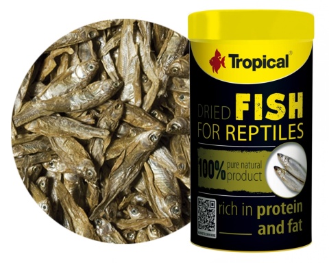 Tropical Dried Fish 100 ml/15 g – suszone ryby dla żółwi, ryb i kotów