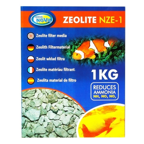 Aqua Nova Zeolit 1 kg z siatką – usuwa amoniak i metale ciężkie z wody