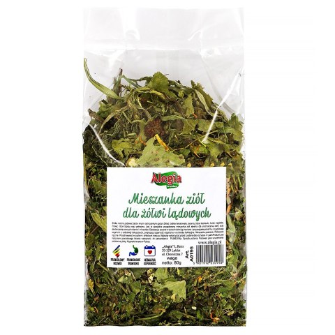 Alegia codzienne zioła dla żółwi 80 g – naturalna mieszanka