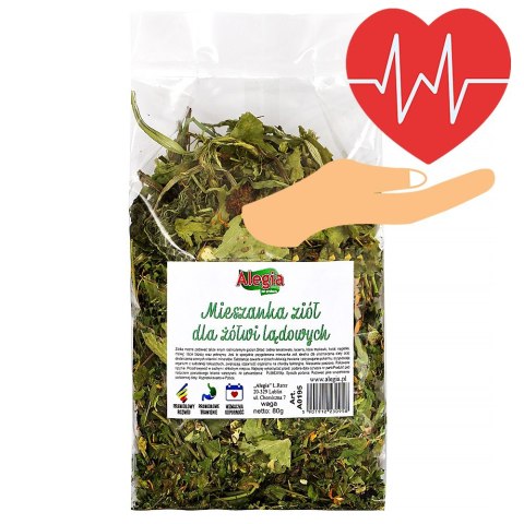 Alegia codzienne zioła dla żółwi 80 g – naturalna mieszanka