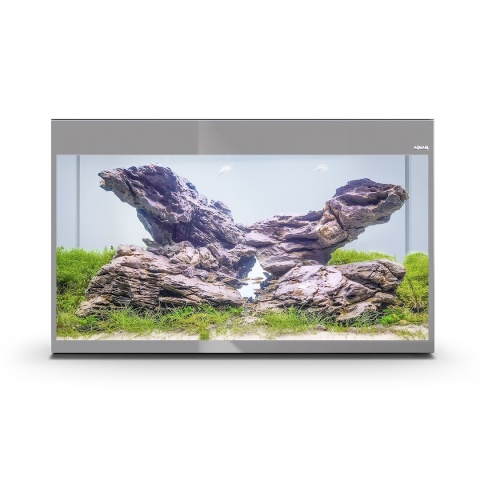 Aquael Glossy St 100 Day&Night 215 l szary z szafką, | Safe Tank, LED 2.0
