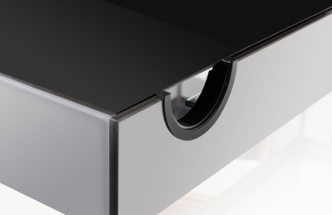 Aquael Glossy St 150 Day&Night szary 405 l z szafką, zestaw premium