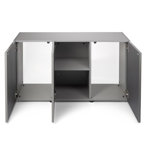 Aquael Glossy St 150 Day&Night szary 405 l z szafką, zestaw premium