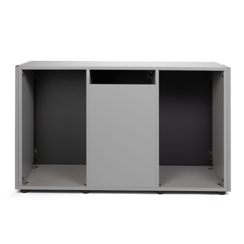 Aquael Glossy St 150 Day&Night szary 405 l z szafką, zestaw premium