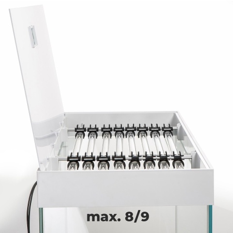 Aquael Opti Set 125 biały 2.0 z szafką, akwarium opti 125 l led Day&Night