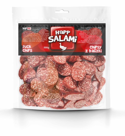 Happet Chipsy z salami z kaczki 500 g – przysmak treningowy dla psa