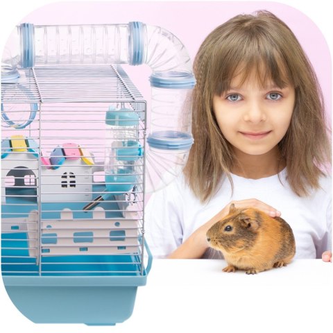 Furrever Friends Miku Canals Blue - klatka dla gryzoni kompletny zestaw