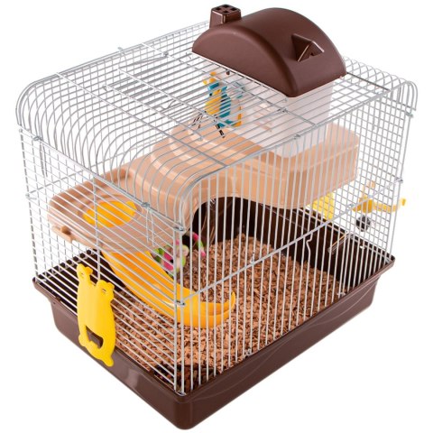 Furrever Friends Miku Homie L Brown - klatka dla małych gryzoni kompletny zestaw