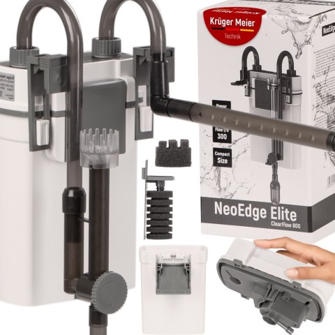 Kruger Meier NeoEdge Elite 800 filtr zewnętrzny 300 l/h do akwarium 40–80 l