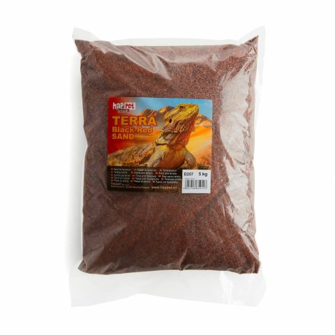 Piasek do terrarium czarno-czerwony 5 kg