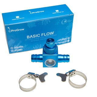 ProGrow Basic Flow 12/16 mm – zewnętrzny dyfuzor CO2 z zaworkiem