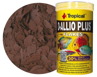 Tropical D-Allio Plus 500 ml 100 g – pokarm z czosnkiem, płatki dla ryb