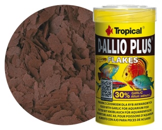 Tropical D-Allio Plus 100 ml 20 g – pokarm z czosnkiem, płatki dla ryb