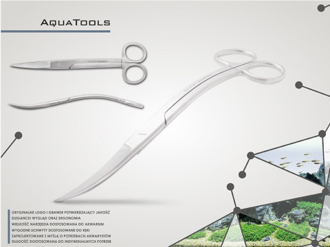 AQUA TOOLS S-Scissors 20cm nożyczki typu FALA AQUA TOOLS S-Scissors 20cm nożyczki typu FALA