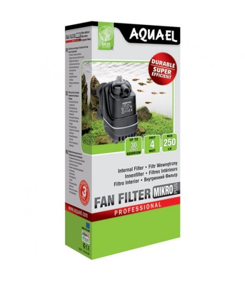 Aquael Fan Mikro Plus – filtr wewnętrzny do akwariów 10–30 l