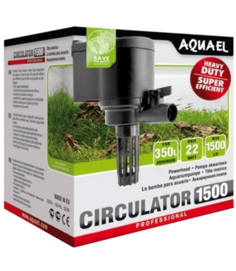 Aquael Circulator 1500 – pompa turbinowa 1500 l/h do akwariów 250–350 l