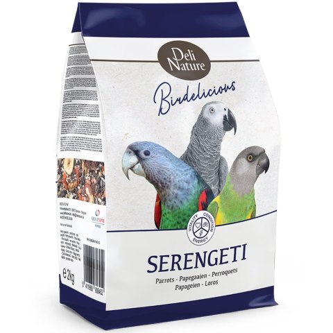 Deli Nature Birdelicious Serengeti 750g - pokarm dla papugi Żako i Senegalka