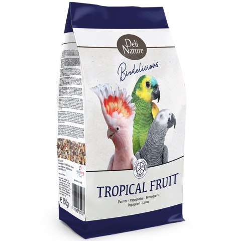 Deli Nature Birdelicious Tropical Friut 750g - uzupełnienie pokarmu i przysmak dla papug