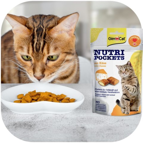 GimCat Nutri Pockets Cheese - kocie przysmaki na oczy i serce
