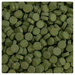 Glopex Algen Tablet 1kg tabletki przylepne Spirulina 40% karma dla ryb