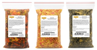 Glopex Basic, Eigelb i Vegetal Mix 3x200g - zestaw trzech pokarmów dla ryb