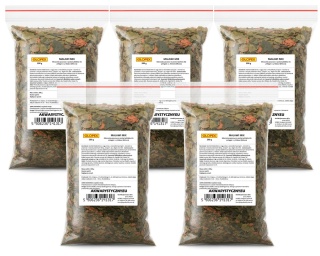 Glopex Malawi Mix 1kg/5L (5x200g) płatkowany pokarm dla pyszczaków