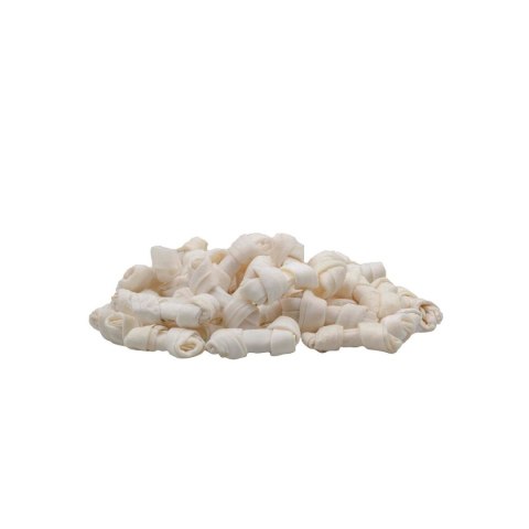 Happet Kość wiązana PB08 biała 7,5 cm – naturalne gryzaki dla psa (50 szt.)