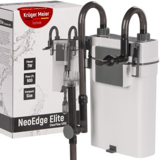 Kruger Meier NeoEdge Elite 1200 – filtr zewnętrzny na krawędź szkła do akwarium 120 l
